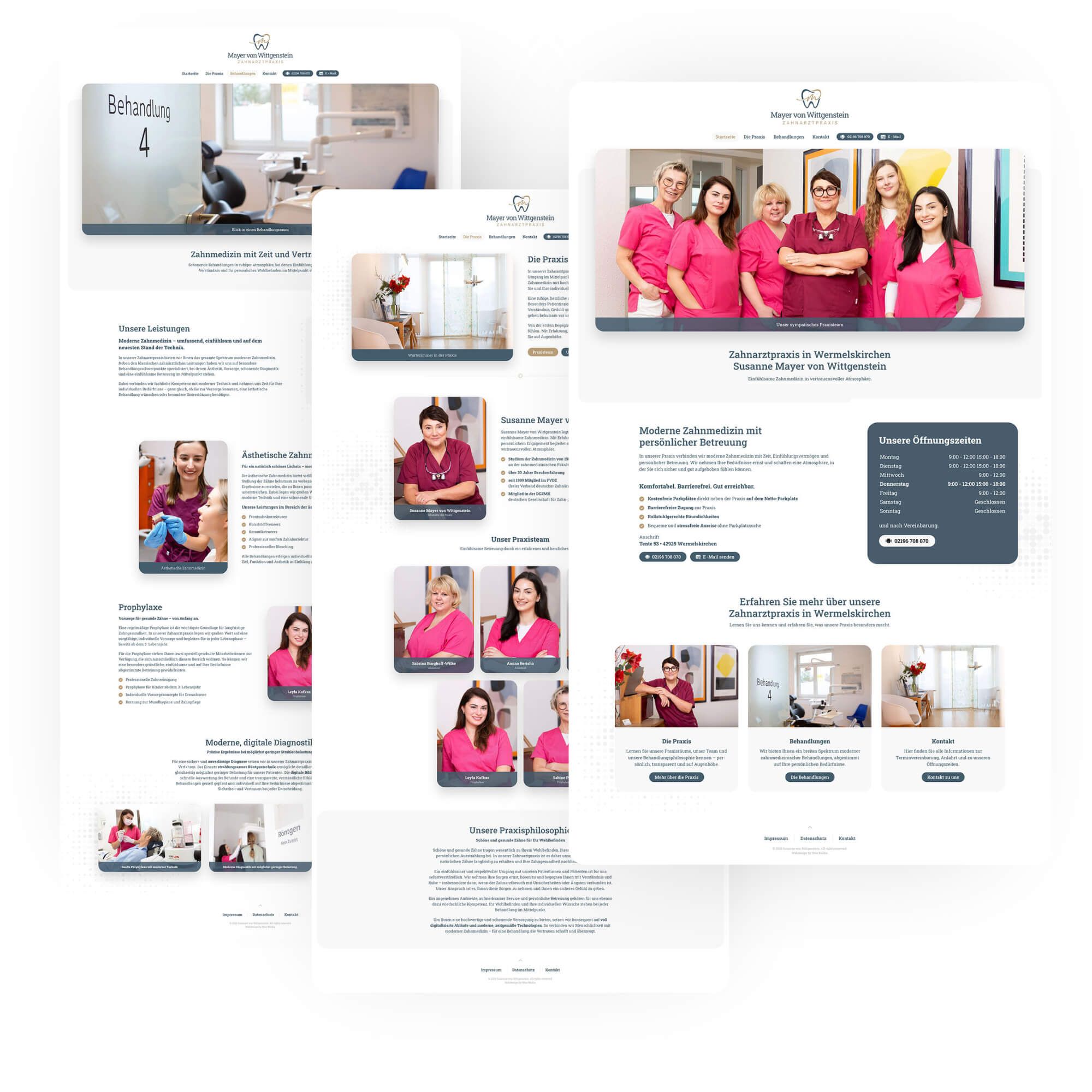 Webdesign Zahnarztpraxis Wermelskirchen – Referenzprojekt mit SEO und Online-Terminbuchung