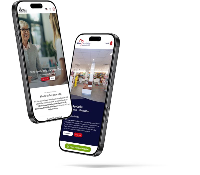 Responsives Webdesign für die Dom-Apotheke in Niederfischbach – Optimiert für mobile Endgeräte